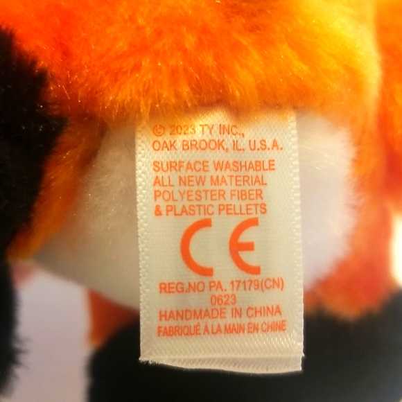 NWT Ty Beanie Boo Orange Meadow the Fox Plush Toy - Picture 8 of 10